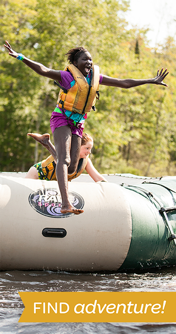 Girl Jumping Into Water