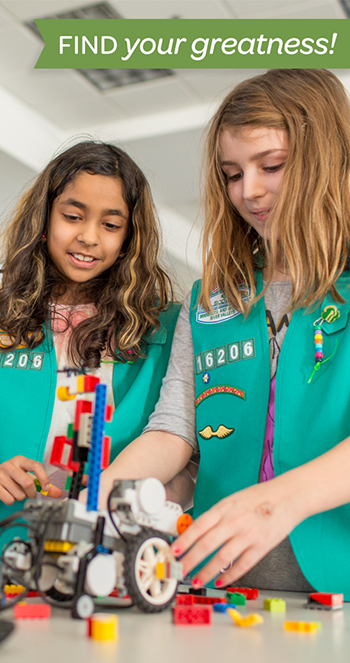Girls Building a Robot