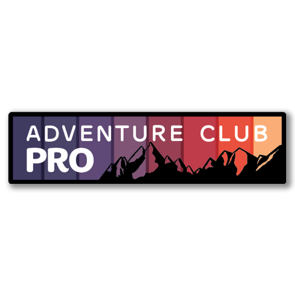 Adventure Club Add-on Patch featuring girl on a zip-line with Adventure Club Pro text
