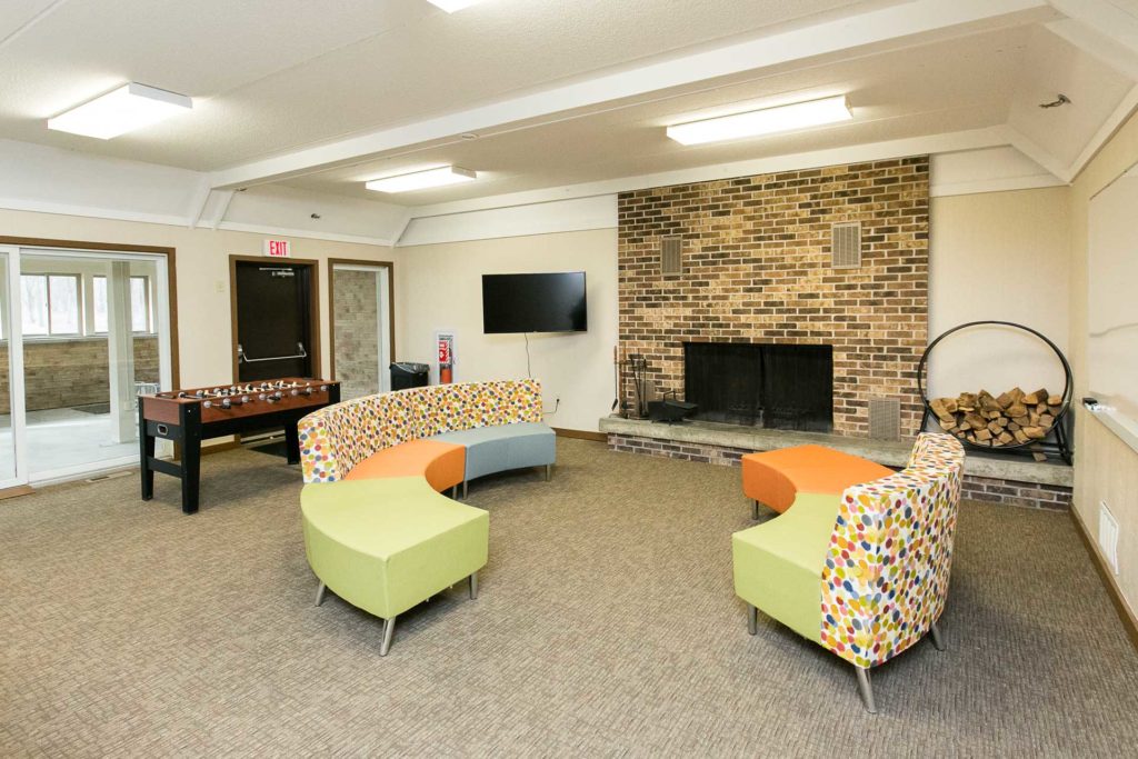 Troop Lounge Inside Edith Mayo Program Center